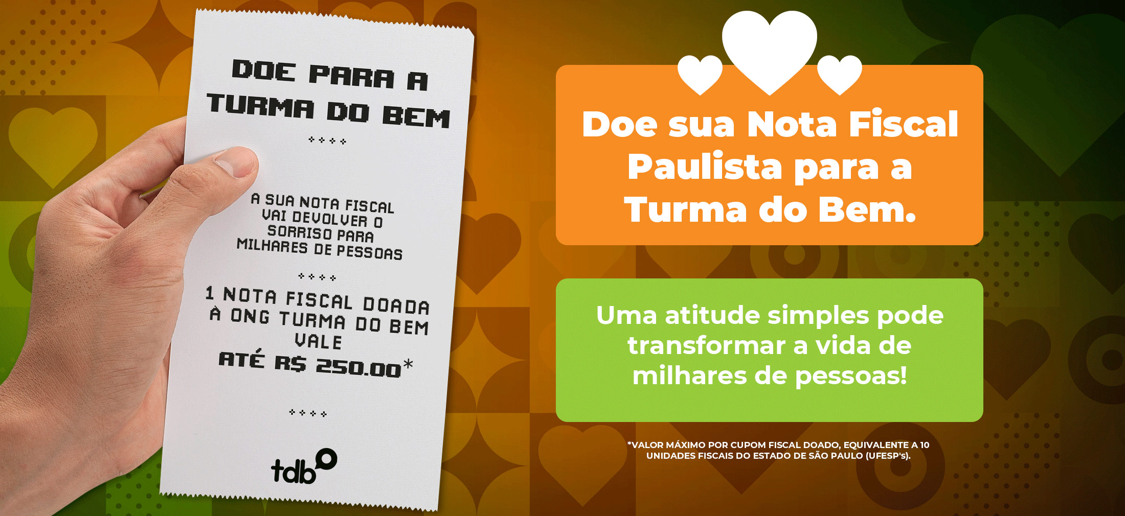 Quero doar R$ 10,00